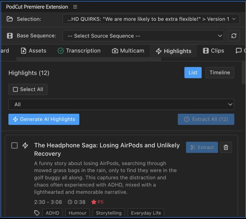 Premiere Pro Extension